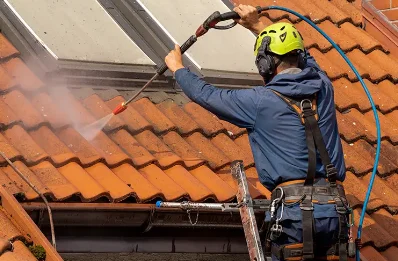 Démoussage et hydrofuge de toiture à Madeleine